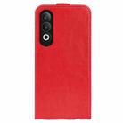 For OPPO K12 R64 Texture Single Vertical Flip Leather Phone Case(Red) - 3
