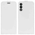 For OPPO A3 Pro Global R64 Texture Single Vertical Flip Leather Phone Case(White) - 1