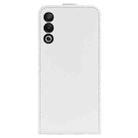 For OPPO A3 Pro Global R64 Texture Single Vertical Flip Leather Phone Case(White) - 3