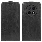 For OPPO F29 Pro 5G R64 Texture Single Vertical Flip Leather Phone Case(Black) - 1
