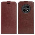 For OPPO F29 Pro 5G R64 Texture Single Vertical Flip Leather Phone Case(Brown) - 1