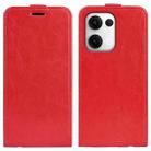 For OPPO Reno13 5G R64 Texture Single Vertical Flip Leather Phone Case(Red) - 1