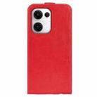 For OPPO Reno13 Pro 5G R64 Texture Single Vertical Flip Leather Phone Case(Red) - 3