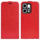 For OPPO Reno14 5G R64 Texture Single Vertical Flip Leather Phone Case(Red) - 1