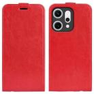 For OPPO Reno14 Pro 5G Global R64 Texture Single Vertical Flip Leather Phone Case(Red) - 1