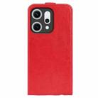 For OPPO Reno14 Pro 5G Global R64 Texture Single Vertical Flip Leather Phone Case(Red) - 3