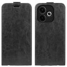 For OPPO A5 Pro Global 5G R64 Texture Single Vertical Flip Leather Phone Case(Black) - 1