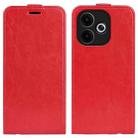 For OPPO A5 Pro Global 5G R64 Texture Single Vertical Flip Leather Phone Case(Red) - 1