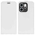 For OPPO Reno14 F 5G R64 Texture Single Vertical Flip Leather Phone Case(White) - 1
