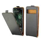 For Google Pixel 6 Pro Vertical Flip Leather Phone Case with Card Slot(Black) - 1