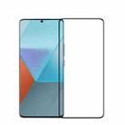 For Xiaomi Redmi Note13 Pro+ PINWUYO 9H 3D Hot Bending Tempered Glass Film(Black) - 1