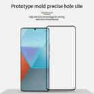 For Xiaomi Redmi Note13 Pro+ PINWUYO 9H 3D Hot Bending Tempered Glass Film(Black) - 2