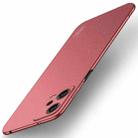 For Xiaomi Redmi Note 12 Global MOFI Fandun Series Frosted PC Ultra-thin All-inclusive Phone Case(Red) - 1