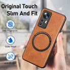 For Xiaomi POCO M5 4G Solid Color Leather Skin Back Cover Phone Case(Yellow) - 5