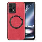 For Oneplus Nord CE 2 Lite 5G Solid Color Leather Skin Back Cover Phone Case(Red) - 1