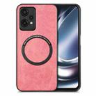 For Oneplus Nord CE 2 Lite 5G Solid Color Leather Skin Back Cover Phone Case(Pink) - 1