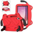 For Lenovo Tab M8 TB-300FU/TB-300XU 4rd Gen Ice Baby EVA Shockproof Hard PC Tablet Case(Red+Black) - 1