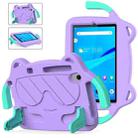 For Lenovo Tab M8 HD 8505F/X8705F 2rd Gen Ice Baby EVA Shockproof Hard PC Tablet Case(Light Purple+Mint Green) - 1