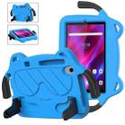 For Lenovo Tab M8 8506X 3rd Gen Ice Baby EVA Shockproof Hard PC Tablet Case(Sky Blue+Black) - 1