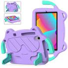 For TCL LE 2023 / Tab 8 2022 Ice Baby EVA Shockproof Hard PC Tablet Case(Light Purple+Mint Green) - 1