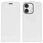 For iPhone 16 Pro Max R64 Texture Single Vertical Flip Leather Phone Case(White) - 1