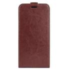 For iPhone 17 R64 Texture Single Vertical Flip Leather Phone Case(Brown) - 2