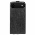 For iPhone 17 Air R64 Texture Single Vertical Flip Leather Phone Case(Black) - 3