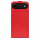 For iPhone 17 Air R64 Texture Single Vertical Flip Leather Phone Case(Red) - 3
