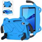 For Huawei MediaPad M5 Lite 8.0 Ice Baby EVA Shockproof Hard PC Tablet Case(Sky Blue+Black) - 1