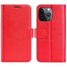 For iPhone 15 Pro R64 Texture Horizontal Flip Leather Phone Case(Red) - 1