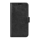 For iPhone 16 R64 Texture Horizontal Flip Leather Phone Case(Black) - 2