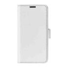 For iPhone 16 R64 Texture Horizontal Flip Leather Phone Case(White) - 2