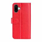 For iPhone 16 R64 Texture Horizontal Flip Leather Phone Case(Red) - 3