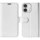 For iPhone 16 Pro Max R64 Texture Horizontal Flip Leather Phone Case(White) - 1