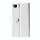 For iPhone 16e R64 Texture Horizontal Flip Leather Phone Case(White) - 3