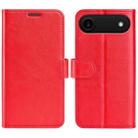 For iPhone 17 Air R64 Texture Horizontal Flip Leather Phone Case(Red) - 1