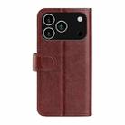 For iPhone 17 Pro Max R64 Texture Horizontal Flip Leather Phone Case(Brown) - 3