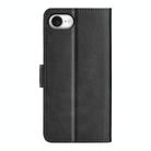 For iPhone 16e Dual-side Magnetic Buckle Horizontal Flip Leather Phone Case(Black) - 3