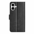 For iPhone 17 Dual-side Magnetic Buckle Horizontal Flip Leather Phone Case(Black) - 3