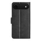 For iPhone 17 Air Dual-side Magnetic Buckle Horizontal Flip Leather Phone Case(Black) - 3