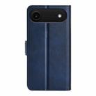 For iPhone 17 Air Dual-side Magnetic Buckle Horizontal Flip Leather Phone Case(Dark Blue) - 3