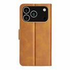 For iPhone 17 Pro Max Dual-side Magnetic Buckle Horizontal Flip Leather Phone Case(Yellow) - 3