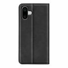 For iPhone 16 Retro-skin  Magnetic Suction Leather Phone Case(Black) - 3