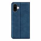For iPhone 16 Retro-skin  Magnetic Suction Leather Phone Case(Dark Blue) - 3