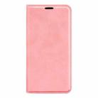 For iPhone 16 Retro-skin  Magnetic Suction Leather Phone Case(Pink) - 2
