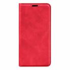 For iPhone 16 Retro-skin  Magnetic Suction Leather Phone Case(Red) - 2