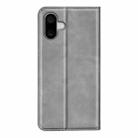 For iPhone 16 Pro Retro-skin  Magnetic Suction Leather Phone Case(Grey) - 3