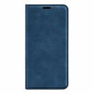 For iPhone 16 Plus Retro-skin  Magnetic Suction Leather Phone Case(Dark Blue) - 2