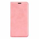 For iPhone 16 Plus Retro-skin  Magnetic Suction Leather Phone Case(Pink) - 2