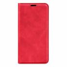 For iPhone 16 Plus Retro-skin  Magnetic Suction Leather Phone Case(Red) - 2